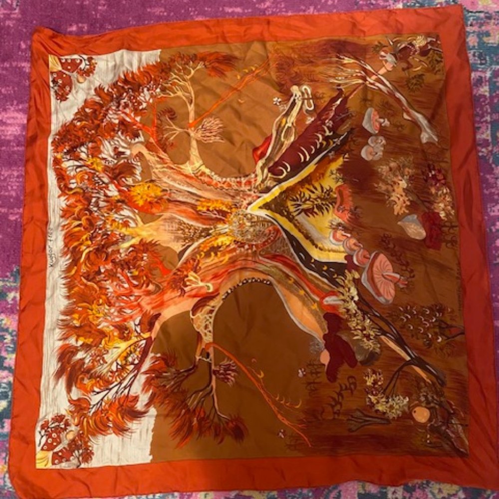 Brand New Hermes Kuggor Tree Scarf
